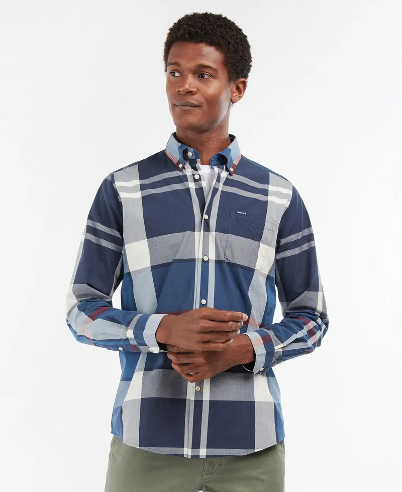 Barbour shirts mens navy online