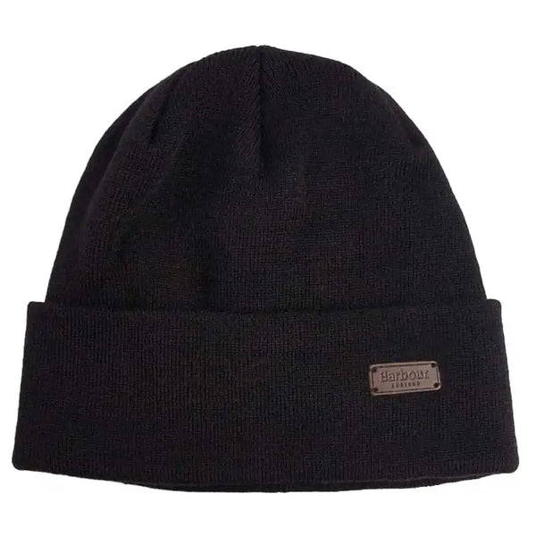 Barbour Mens Healey Beanie Hat Black Northern Ireland Belfast