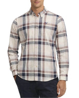 Barbour Mens Kidd Tailored Long Sleeve Shirt Whisper White Northern