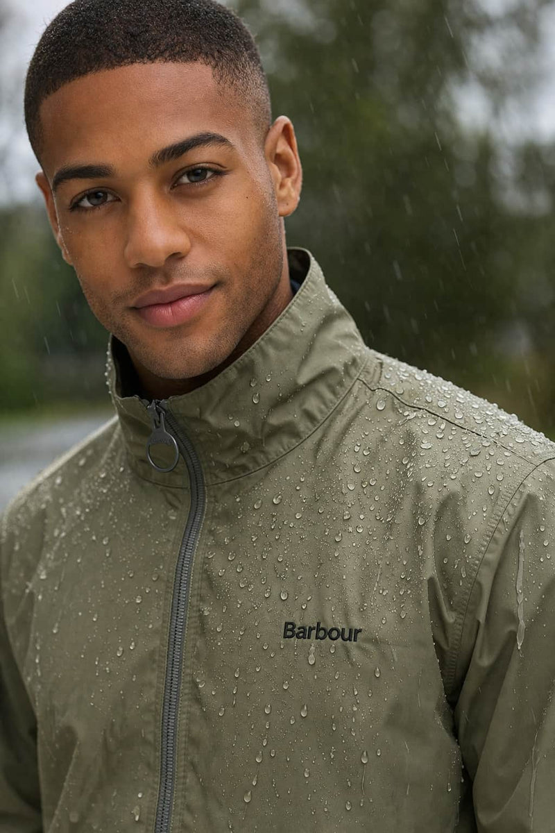 Barbour Mens Korbel Waterproof Jacket Dusty Olive
