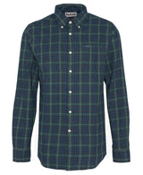 Barbour Mens Lanark Tailored Shirt Green Loch Northern Ireland Belfast