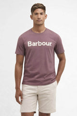 Barbour Mens Logo T-Shirt Peppercorn Northern Ireland Belfast