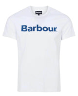 Barbour Mens Logo T-Shirt White Northern Ireland Belfast
