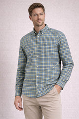Barbour Mens Lomond Tailored Tartan Shirt Highland Loch Tartan