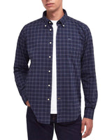 Barbour Mens Lomond Tailored Tartan Shirt Midnight Tartan Northern