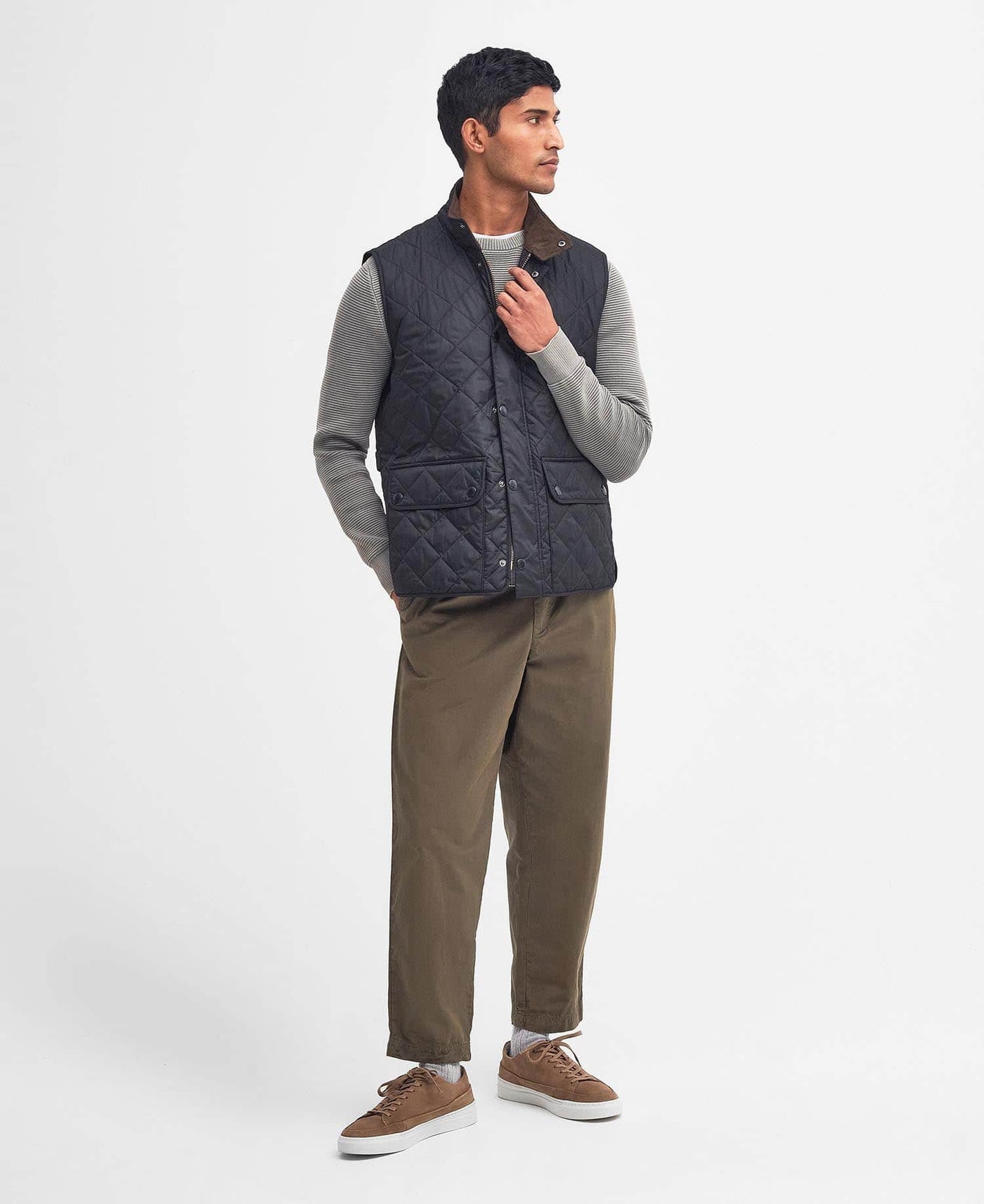 Barbour Mens Lowerdale Gilet Navy