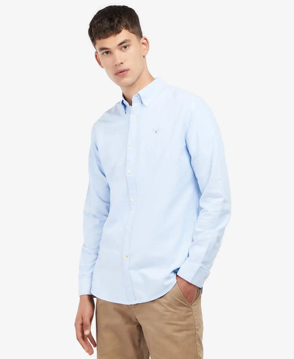 Barbour Men’s Oxtown Tailored Oxford Shirt Sky Blue Northern