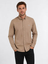 Barbour Mens Oxtown Tailored Shirt Washed Stone Northern Ireland