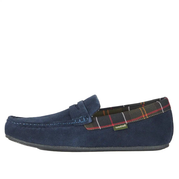 Barbour Mens Porterfield Slipper Navy Northern Ireland Belfast