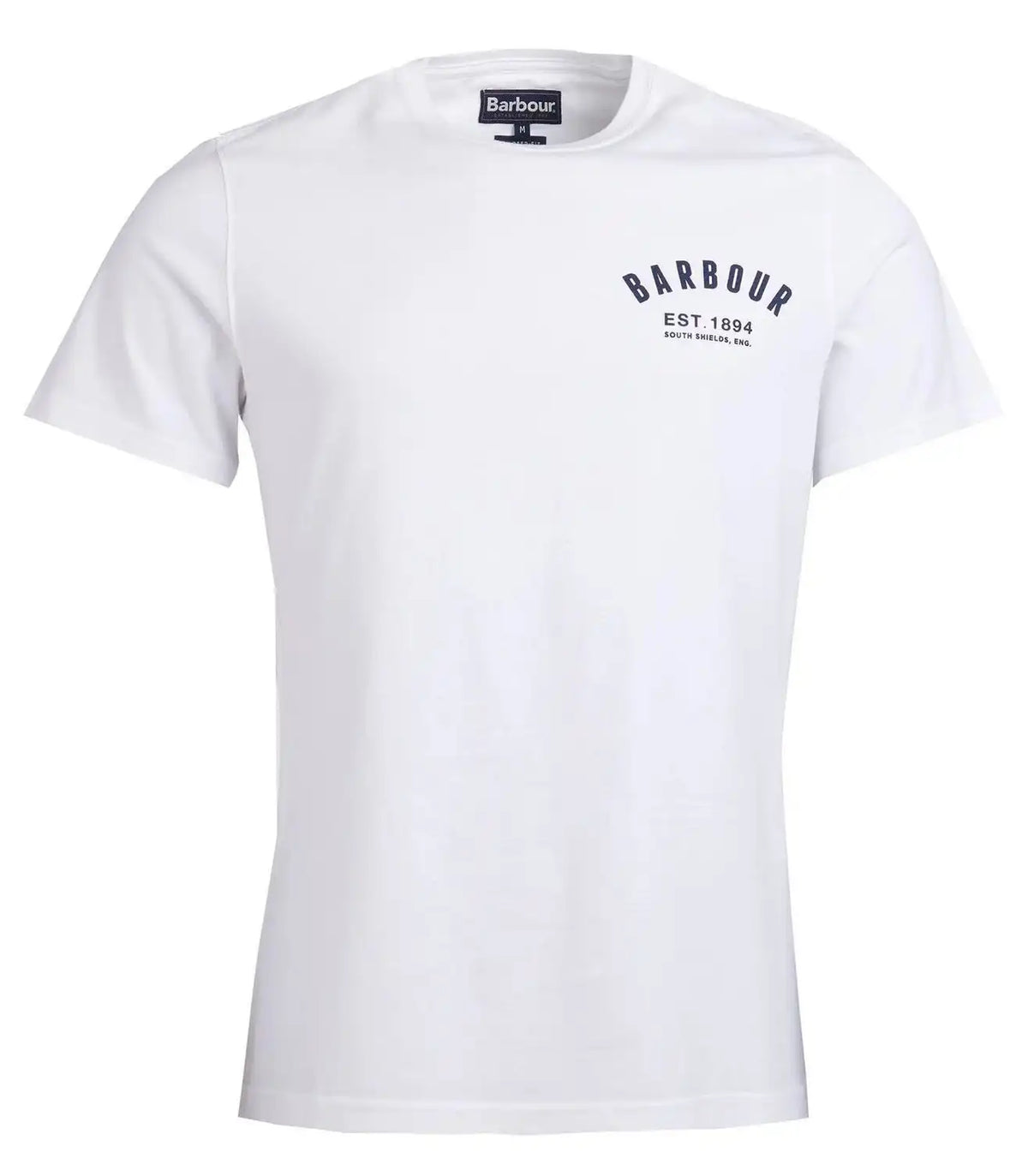 Barbour t shirt mens white online