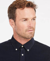 Barbour Mens Ramsey Tailored Fit Cord Shirt Navy Northern Ireland