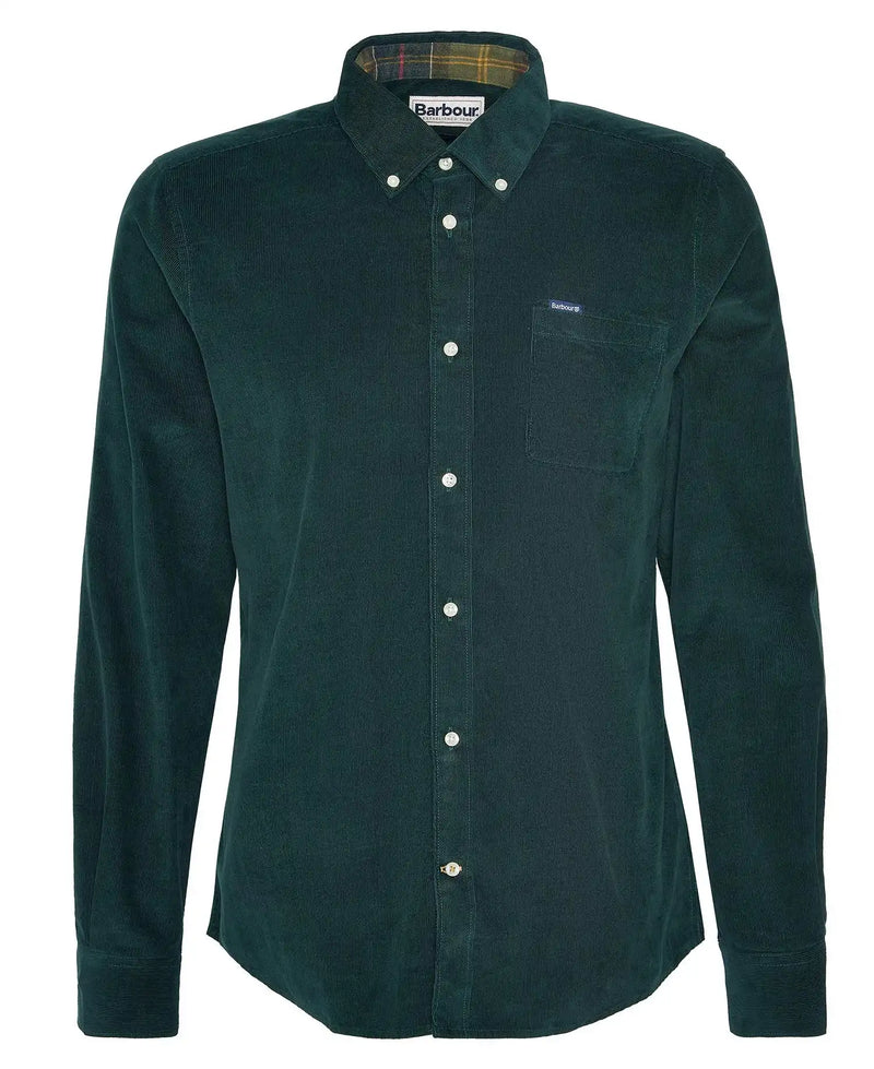 Barbour Mens Ramsey Tailored Fit Shirt Seaweed Green Northern Ireland