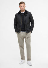 Barbour Mens Reelin Wax Jacket Navy Northern Ireland Belfast