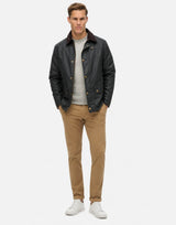 Barbour Mens Reelin Wax Jacket Sage Northern Ireland Belfast