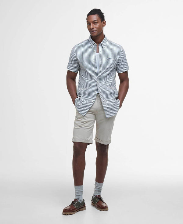 Barbour Mens Smart Chino Shorts Mist Grey Northern Ireland Belfast