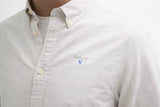 Barbour Mens Striped Oxtown LS Shirt Stone Northern Ireland Belfast