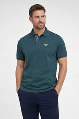 Barbour Mens Tartan Pique Polo Shirt Green Gables Northern Ireland