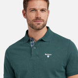 Barbour Mens Tartan Pique Polo Shirt Green Gables Northern Ireland