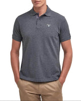 Barbour Mens Tartan Pique Polo Slate Marl Northern Ireland Belfast