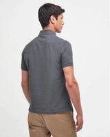 Barbour Mens Tartan Pique Polo Slate Marl Northern Ireland Belfast