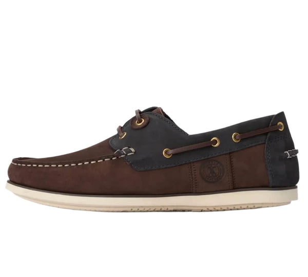 Barbour Mens Wake Boat Shoes Brown/Navy Northern Ireland Belfast