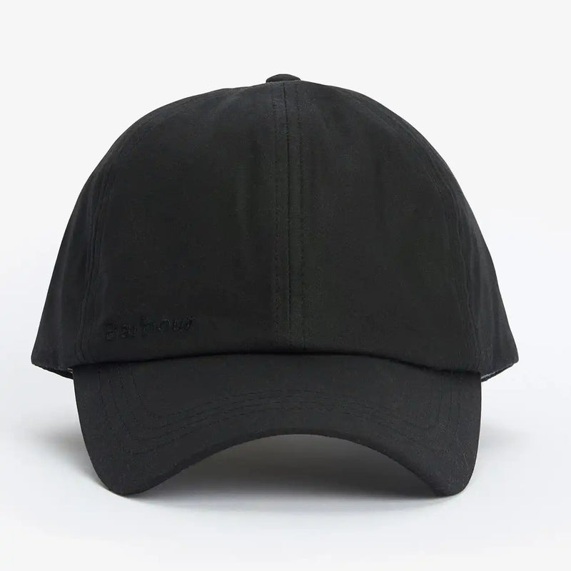 Barbour Mens Wax Baseball Cap Black Northern Ireland Belfast