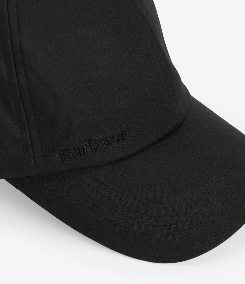 Barbour Mens Wax Baseball Cap Black Northern Ireland Belfast