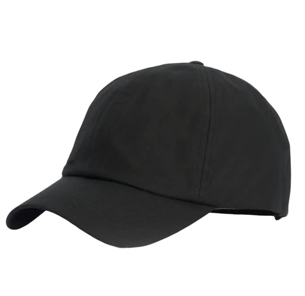 Barbour Mens Wax Baseball Cap Black Northern Ireland Belfast