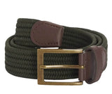 Barbour Nevis Webbed Belt Olive Northern Ireland Belfast