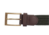 Barbour Nevis Webbed Belt Olive Northern Ireland Belfast