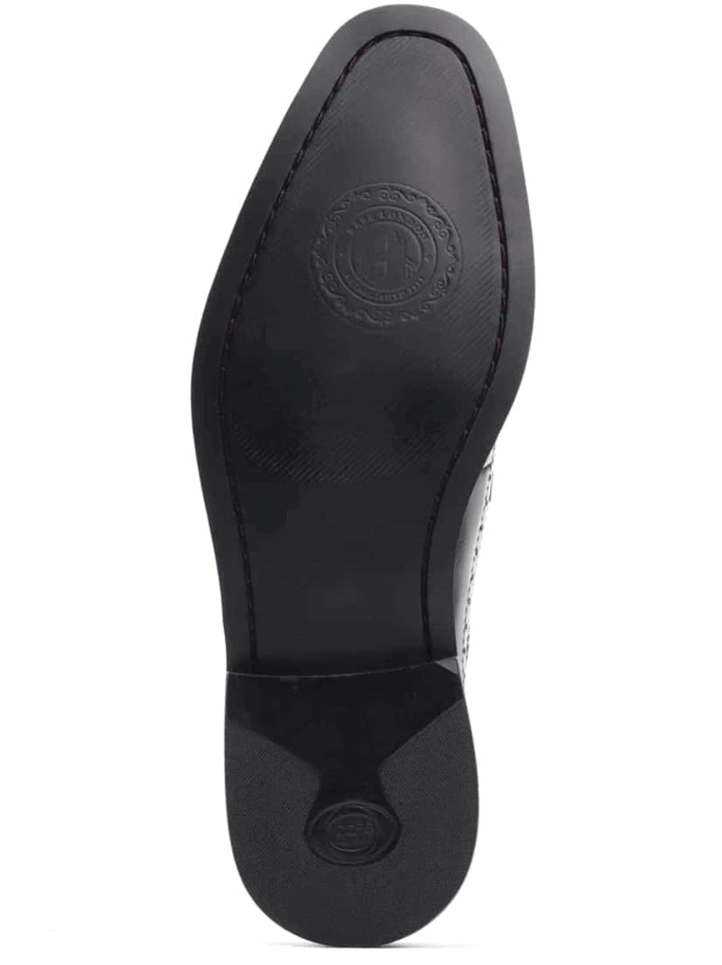 Base London Havisham Leather Formal Shoes Waxy Black