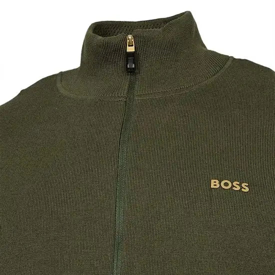 BOSS Men’s Ever X Full Zip Jumper Open Green Northern Ireland Belfast