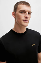 BOSS Men’s Tee T-Shirt Black/Gold Northern Ireland Belfast