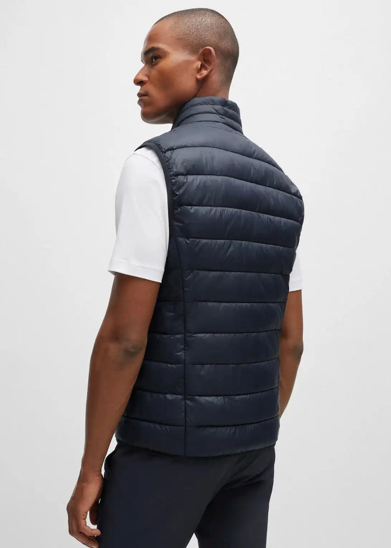 Mens navy gilet sales
