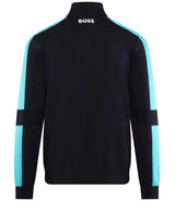 BOSS Mens Zelchior Quarter Zip Sweater Dark Navy Northern Ireland