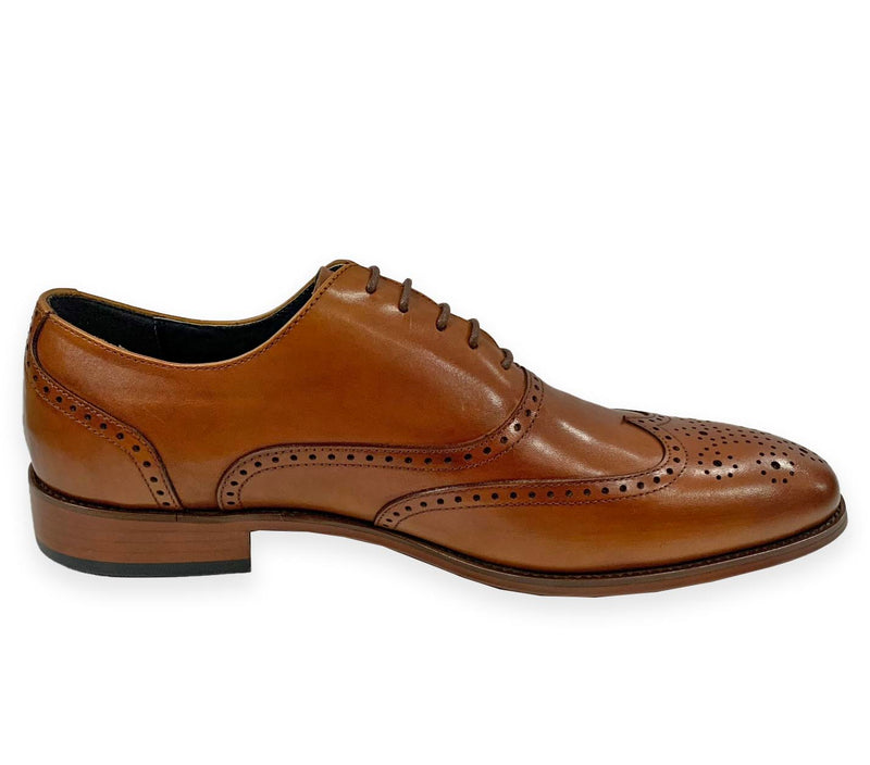 Bowe & Bootmaker Carbonet Whiskey Tan Leather Formal Shoes -