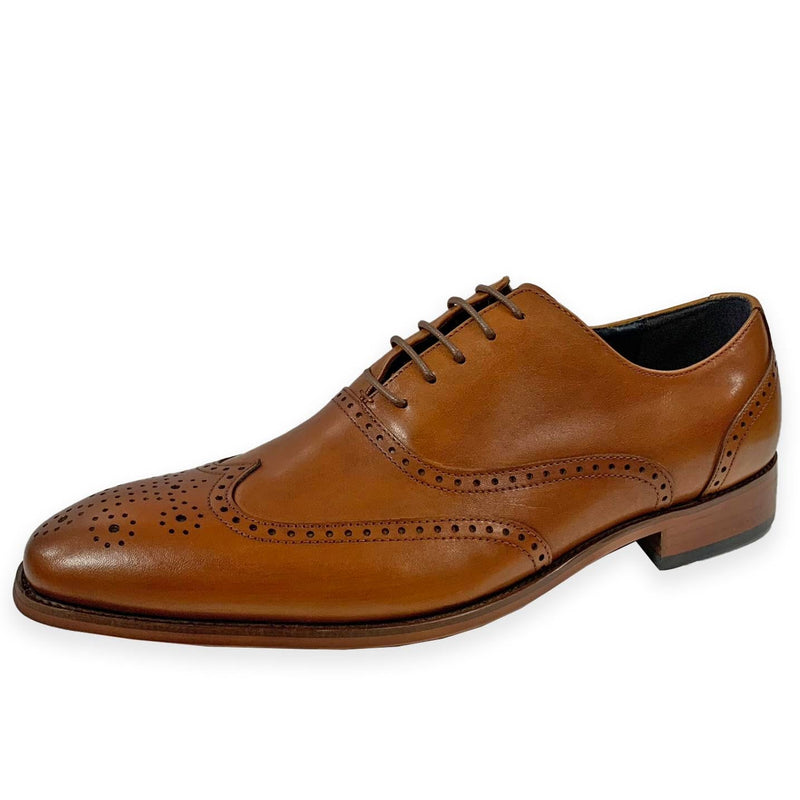 Bowe & Bootmaker Carbonet Whiskey Tan Leather Formal Shoes -
