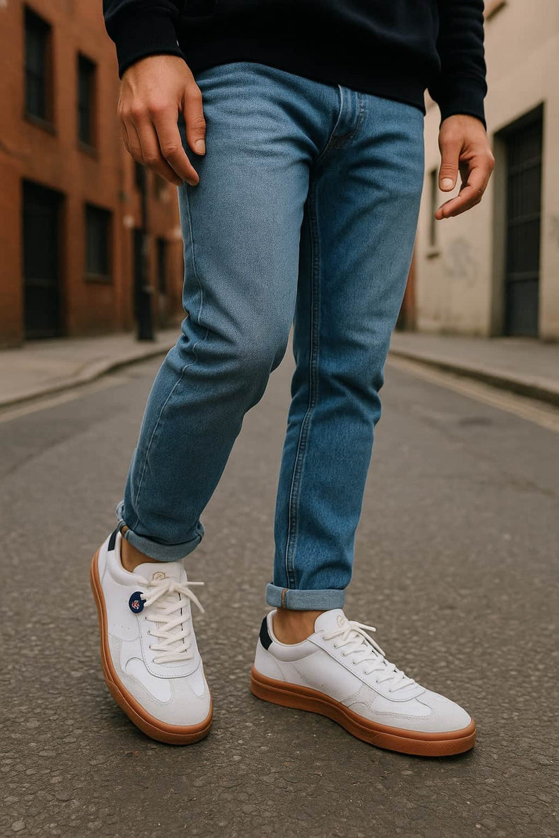 Bowe & Bootmakers Mens Sneakers Gerland Strike White Northern Ireland