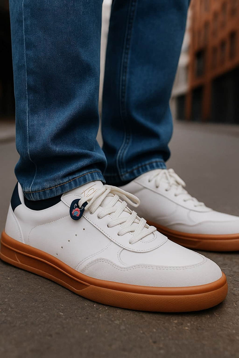 Bowe & Bootmakers Mens Sneakers Gerland Strike White Northern Ireland