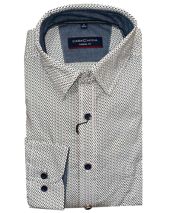 Casa Moda Casual Fit LS Shirt Chiseled Stone Northern Ireland Belfast
