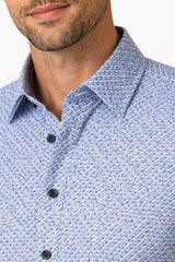 Casa Moda Casual Fit Short Sleeve Shirt Blue Northern Ireland Belfast