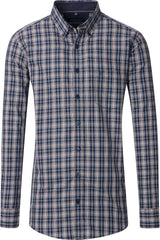 Casa Moda Comfort Fit Check Shirt Blue Northern Ireland Belfast