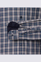 Casa Moda Comfort Fit Check Shirt Blue Northern Ireland Belfast