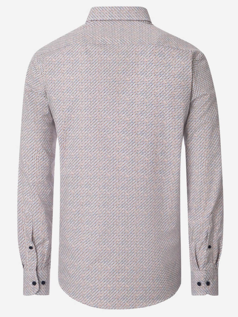 Casa Moda Comfort Fit LS Shirt Brown Northern Ireland Belfast
