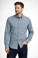 Casa Moda Comfort Fit Shirt Green/Blue Check Northern Ireland Belfast