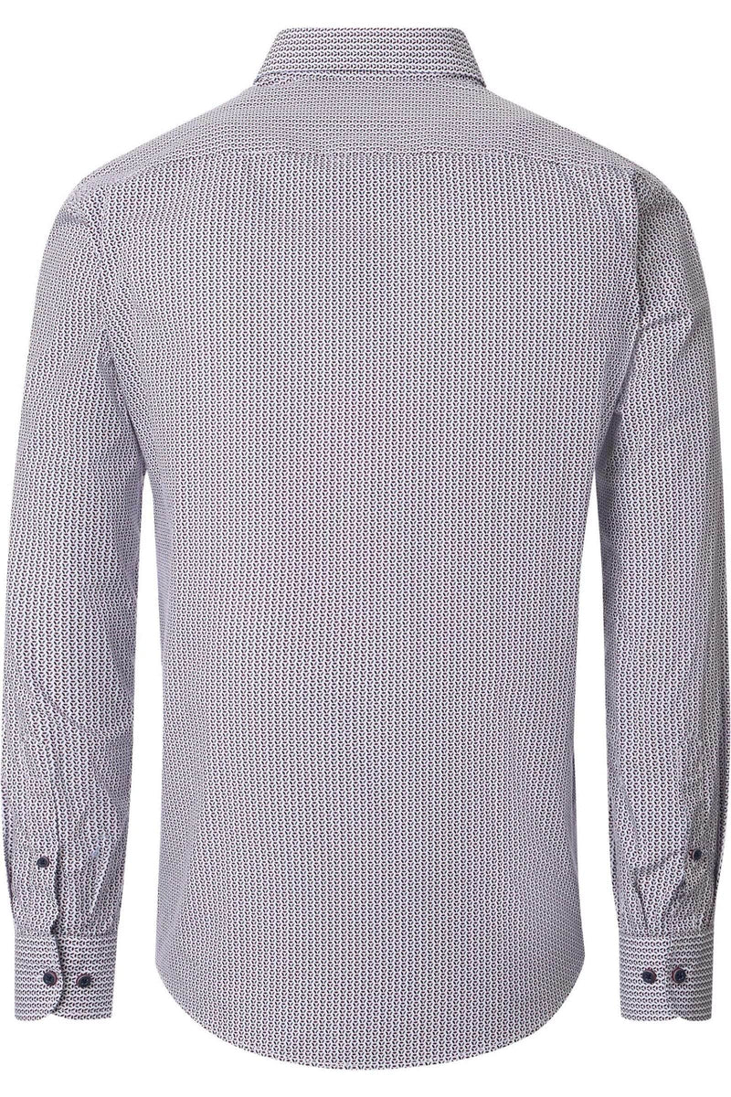Casa Moda Comfort Fit Shirt Red Print Northern Ireland Belfast