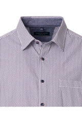Casa Moda Comfort Fit Shirt Red Print Northern Ireland Belfast
