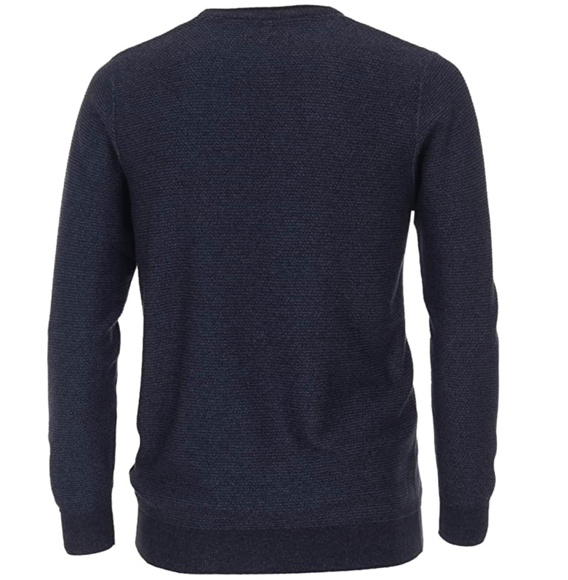Casa Moda Crew Neck Pullover Sweater - Blue
