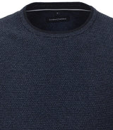 Casa Moda Crew Neck Pullover Sweater - Blue