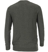 Casa Moda Crew Neck Pullover Sweater - Olive